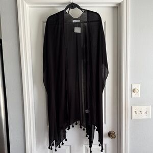 Nordstrom Onesize Kimono Kaftan Cardigan Coverup Beach Swim Minimalist New